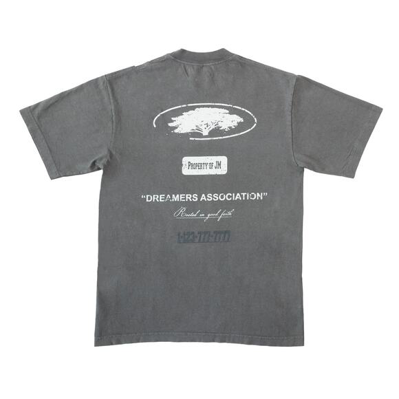 Joshua Mohamed Short Sleeve Staff T Shirt Charcoal Grey Mens XL New Tee - Picture 2 of 12